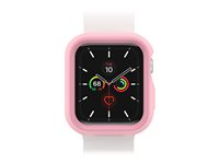 OtterBox EXO EDGE - Støtfanger for smartarmåndsur - polykarbonat, TPE - sommersolnedgangsrosa - for Apple Watch (44 mm) 77-81218