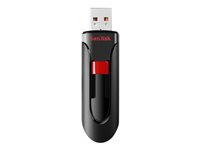 SanDisk Cruzer Glide - USB-flashstasjon - 64 GB - USB 2.0 SDCZ60-064G-B35