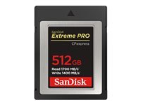 SanDisk Extreme Pro - flashminnekort - 512 GB - CFexpress SDCFE-512G-GN4NN