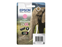 Epson 24XL - 9.8 ml - XL - lys magenta - original - blære med RF-alarm - blekkpatron - for Expression Photo XP-55, 750, 760, 850, 860, 950, 960, 970; Expression Premium XP-750, 850 C13T24364022