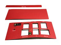 APC Rack PDU label kit - Merkelapper - rød (en pakke 10) - for P/N: AP8481, AP8830J, AP8832J, AP8833J, AP8863, AP8930J, AP8931, AP8932, AP8966, AP8967 AP8000RED