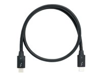 QNAP CAB-TBT4-0M5 - USB-kabel - 24 pin USB-C (hann) til 24 pin USB-C (hann) - Thunderbolt 4 - 50 cm - passiv, up to 40 Gbps data transfer rate CAB-TBT4-0M5