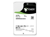 Seagate Exos X20 ST20000NM003D - Harddisk - kryptert - 20 TB - intern - SAS 12Gb/s - 7200 rpm - buffer: 256 MB - Self-Encrypting Drive (SED) ST20000NM003D