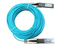 HPE Active Optical Cable - Nettverkskabel - QSFP28 til QSFP28 - 20 m - fiberoptisk - aktiv - for FlexFabric 12900, 12900E 36, 12902, 5930, 5930 2QSFP+, 5930 2-slot, 5930 32, 5930 4-slot JL278A