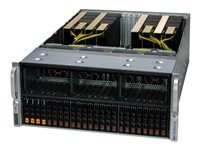 Supermicro GPU SuperServer 421GE-TNRT3 - rackmonterbar - ingen CPU - 0 GB - uten HDD SYS-421GE-TNRT3