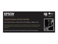 Epson Traditional Photo Paper - Rull (61 cm x 15 m) - 300 g/m² - fotopapir - for SureColor SC-P10000, P20000, P6000, P7000, P7500, P8000, P9000, P9500, T3200, T5200, T7200 C13S045055