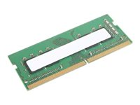 Lenovo - DDR4 - modul - 8 GB - SO DIMM 260-pin - 3200 MHz / PC4-25600 - 1.2 V - ikke-bufret - ikke-ECC - for ThinkCentre M70q; M80q; M90a; M90q; ThinkPad E14 Gen 2; E15 Gen 2; L14 Gen 1; L15 Gen 1; P1 (3rd Gen); P14s Gen 1; P15 Gen 1; P15s Gen 1; P15v Gen 1; P17 Gen 1; T14 Gen 1; T15 Gen 1; T15p Gen 1; X1 Extreme (3rd Gen); ThinkStation P340; V14; V15; V30a-22; V30a-24; V35s 07 4X70Z90844