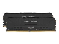 Ballistix - DDR4 - sett - 32 GB: 2 x 16 GB - DIMM 288-pin - 3200 MHz / PC4-25600 - CL16 - 1.35 V - ikke-bufret - ikke-ECC - svart BL2K16G32C16U4B