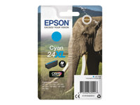 Epson 24XL - 8.7 ml - XL - cyan - original - blekkpatron - for Expression Photo XP-55, 750, 760, 850, 860, 950, 960, 970; Expression Premium XP-750, 850 C13T24324012