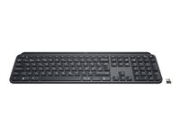 Logitech MX Keys for Business - Tastatur - bakbelysning - Bluetooth, 2.4 GHz - QWERTY - Pan Nordic - grafitt 920-010249
