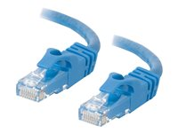 C2G Cat6 Booted Unshielded (UTP) Network Patch Cable - Koblingskabel - RJ-45 (hann) til RJ-45 (hann) - 20 m - UTP - CAT 6 - formstøpt, uten hindringer, flertrådet - blå 83394