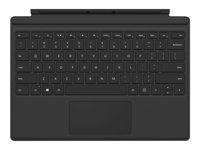 Microsoft Surface Pro Type Cover (M1725) - Tastatur - med styrepute, akselerometer - Italiensk - svart - kommersiell - for Surface Pro (I midten av 2017), Pro 3, Pro 4 FMN-00010