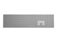 Microsoft Surface Keyboard - Tastatur - trådløs - Bluetooth 4.0 - Nordisk - grå - kommersiell 3YJ-00009