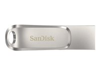 SanDisk Ultra Dual Drive Luxe - USB-flashstasjon - 64 GB - USB 3.1 Gen 1 / USB-C SDDDC4-064G-G46