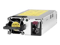 HPE Aruba X372 - Strømforsyning - "hot-plug" / redundant - AC 110-240 V - 1050 watt - Europa - for HPE Aruba 2930M 24, 2930M 40, 2930M 48, 3810M 24, 3810M 40, 3810M 48, 6200F 12 JL087A#ABB