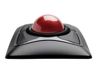Kensington Expert Mouse Wireless Trackball - Styrekule - høyre- og venstrehåndet - optisk - 4 knapper - trådløs - 2.4 GHz, Bluetooth 5.0 LE - Bluetooth USB-adapter - svart K72359WW