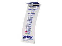 Brother ID3458 - 34 x 58 mm 12 etikett(er) stempel-ID-etiketter - for StampCreator PRO SC-2000, PRO SC-2000USB ID3458