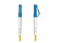 StarTech.com 1m (3.3ft) LC to SC (UPC) OS2 Single Mode Simplex Fiber Optic Cable, 9/125µm, Laser Optimized, 40G/100G, Bend Insensitive, Low Insertion Loss - LSZH Fiber Patch Cord (SPSMLCSC-OS2-1M) - Koblingskabel - LC/UPC-enkeltmodus (hann) til SC/UPC-enkeltmodus (hann) - 1 m - 1 m - 2 mm - fiberoptisk - simpleks - 9 / 125 micron - OS1/OS2 - halogenfri, passiv, toretnings - gul SPSMLCSC-OS2-1M
