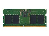 Kingston - DDR5 - sett - 16 GB: 2 x 8 GB - SO DIMM 262-pin - 2400 MHz / PC5-38400 - CL40 - 1.1 V - ikke-bufret - ikke-ECC - for Dell Inspiron 16; Precision 34XX, 7770; Lenovo IdeaPad Gaming 3 16; ThinkPad P15v Gen 3 KCP548SS6K2-16