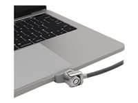 Compulocks Ledge Lock Adaptor for MacBook Pro 13" M1 & M2 with Keyed Cable Lock - Sikkerhetssporlåsadapter - med kabellås med nøkkel - for Apple MacBook Pro 13.3 in (M1, M2) UNVMBPRLDG01KL