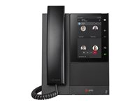Poly CCX 500 for Microsoft Teams - VoIP-telefon med anrops-ID/samtale venter - SIP, SRTP - 24 linjer - svart 82Z76AA