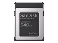 SanDisk PRO-CINEMA - flashminnekort - 640 GB - CFexpress Type B SDCFEC-640G-GN4NN