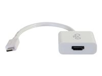 C2G USB 3.1 USB C to HDMI Audio/Video Adapter - USB Type C to HDMI White - Ekstern videoadapter - USB 3.1 - HDMI - hvit 80516
