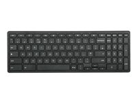 Targus - Tastatur - fungerer med Chromebook, antimikrobiell - trådløs - Bluetooth 5.2 - QWERTY - Storbritannia - tastsvitsj: Scissor-Key - svart AKB872UK