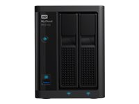 WD My Cloud PR2100 WDBBCL0200JBK - Pro Series - NAS-server - 2 brønner - 20 TB - HDD 10 TB x 2 - RAID RAID 0, 1, JBOD - RAM 4 GB - Gigabit Ethernet WDBBCL0200JBK-EESN