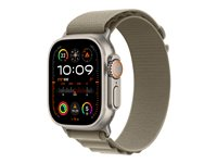 Apple - Sløyfe for smart armbåndsur - 49 mm - Liten størrelse - oliven MT5T3ZM/A