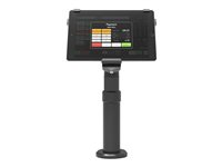 Compulocks iPad 10.2" Adjustable Height POS Kiosk Single - Stativ - for nettbrett - låsbar - svart - for Apple 10.2-inch iPad (7. generasjon, 8. generasjon, 9. generasjon) CVPA103B