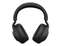 Jabra Evolve2 85 MS Stereo - Hodesett - full størrelse - Bluetooth - trådløs, kablet - aktiv støydemping - 3,5 mm jakk - lydisolerende - svart - Certified for Microsoft Teams 28599-999-899