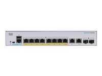 Cisco Business 350 Series CBS350-8P-E-2G - Switch - L3 - Styrt - 8 x 10/100/1000 (PoE+) + 2 x kombo-SFP - rackmonterbar - PoE+ (67 W) CBS350-8P-E-2G-EU