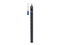 APC Easy Basic Rack PDU EPDU1116B - Strømfordelerenhet (kan monteres i rack) - AC 200/208/230 V - 3680 VA - inngang: IEC 60309 2P+E - utgangskontakter: 24 (4 x IEC 60320 C19, 20 x IEC 60320 C13) - 0U - 3 m kabel - svart - for P/N: AR9300SP, AR9300SP-R, AR9307SP, AR9307SP-R, SMC1000I-2UC, SMC1000IC, SMC1500I-2UC EPDU1116B