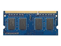 HP - DDR3L - modul - 4 GB - SO DIMM 204-pin - 1600 MHz / PC3-12800 - 1.35 V - ikke-bufret - ikke-ECC - for HP 250 G5 (DDR3); EliteBook 745 G3, 755 G3, 840 G1; ProBook 430 G3 (DDR3), 440 G3 (DDR3) H6Y75AA#AC3