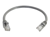 C2G Cat5e Booted Unshielded (UTP) Network Patch Cable - Koblingskabel - RJ-45 (hann) til RJ-45 (hann) - 10 m - UTP - CAT 5e - formstøpt, uten hindringer, flertrådet - grå 83147