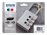Epson 35 Multipack - 4-pack - svart, gul, cyan, magenta - original - blister - blekkpatron - for WorkForce Pro WF-4720, WF-4720DWF, WF-4725DWF, WF-4730, WF-4730DTWF, WF-4740, WF-4740DTWF C13T35864010