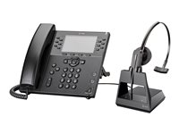 Poly VVX 450 - VoIP-telefon - treveis anropskapasitet - SIP, SRTP, SDP - 12 linjer - svart - statslig GSA - TAA-samsvar 89B75AA#AC3