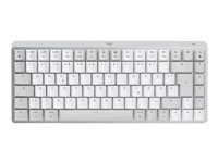 Logitech Master Series MX Mechanical Mini for Mac - Tastatur - bakbelysning - trådløs - Bluetooth LE - QWERTY - tastsvitsj: Tactile Quiet - blekgrå 920-010797