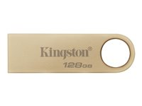 Kingston DataTraveler SE9 G3 - USB-flashstasjon - 128 GB - USB 3.2 Gen 1 - gull DTSE9G3/128GB