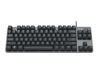 Logitech K835 TKL - Tastatur - USB - QWERTY - Nordisk (dansk/finsk/norsk/svensk) - tastsvitsj: TTC Red - grafitt/skifergrå 920-010032