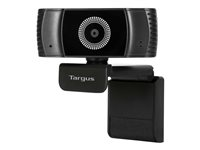 Targus Webcam Plus - Nettkamera - farge - 2 MP - 1920 x 1080 - 1080p - lyd - USB 2.0 - MJPEG, H.264, H.265 AVC042GL