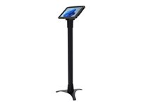 Compulocks Surface Pro 8-10 Space Enclosure Portable Floor Stand Black - Stativ - bærbar - for nettbrett - hus - låsbar - høyverdig aluminium - svart - skjermstørrelse: 13" - plassering på gulv - for Microsoft Surface Pro 8, Pro 9 147B580SPSB