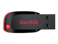 SanDisk Cruzer Blade - USB-flashstasjon - 16 GB - USB 2.0 SDCZ50-016G-B35