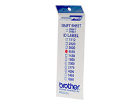 Brother ID4040 - 40 x 40 mm 12 etikett(er) stempel-ID-etiketter - for StampCreator PRO SC-2000, PRO SC-2000USB ID4040