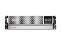 APC Smart-UPS On-Line Li-Ion 1500VA - UPS (rackmonterbar/ekstern) - AC 230 V - 1350 watt - 1500 VA - Ethernet 10/100, RS-232, USB - utgangskontakter: 8 - svart SRTL1500RMXLI-NC