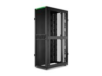 APC NetShelter SX Gen 2 - Rack skap - 1991 H x 600W x 1070D mm, med sider - står på gulv - svart - 42U - 19" - TAA-samsvar AR3100B2