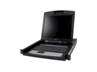 APC LCD Console - KVM-konsoll - 17" AP5717R