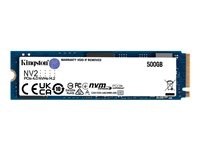 Kingston NV2 - SSD - 500 GB - intern - M.2 2280 - PCIe 4.0 x4 (NVMe) SNV2S/500GBK