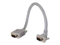 C2G Premium SXGA 90° Up Angled - VGA-kabel - HD-15 (VGA) (hann) til HD-15 (VGA) (hann) - 3 m - 90°-kontakt 81043